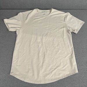 BYLT LUX T Shirt Mens XL Beige Wicking Breathable Stretch